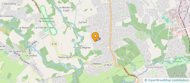 localisation de l'entreprise MONSIEUR JESUS GIMENEZ à COUZEIX