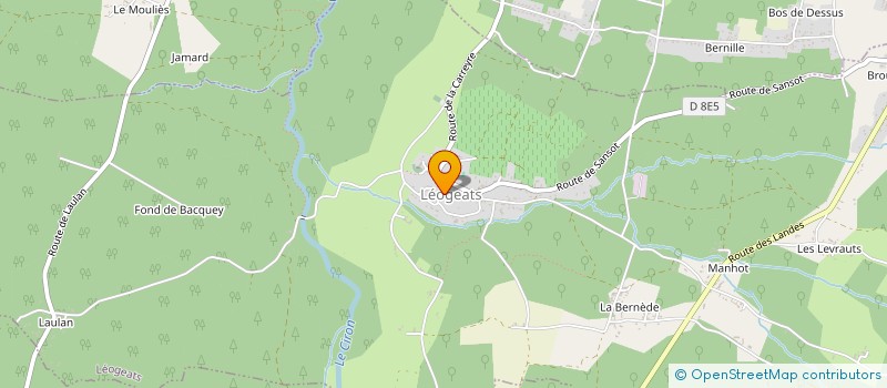 localisation de l'entreprise MONSIEUR JESUS GOMEZ MORALES  LEOGEATS