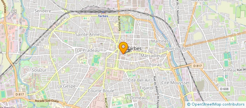 localisation de l'entreprise MONSIEUR JESUS GONZALEZ  TARBES