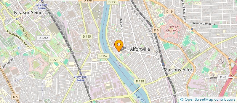 localisation de l'entreprise MONSIEUR JESUS GONZALEZ DE ARMAS à ALFORTVILLE
