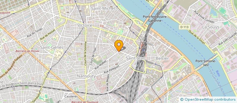 localisation de l'entreprise MONSIEUR JESUS GONZALEZ NEGRIN à BORDEAUX