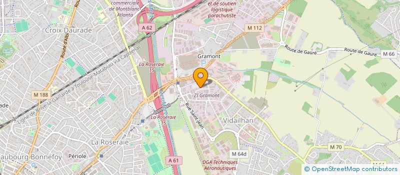 localisation de l'entreprise MONSIEUR JESUS GRACIA  BALMA