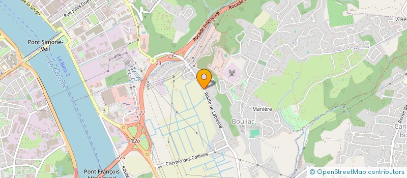 localisation de l'entreprise MONSIEUR JESUS GUTIERREZ  BOULIAC