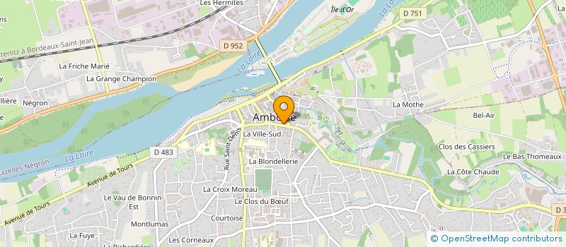 localisation de l'entreprise MONSIEUR JESUS LOPEZ  AMBOISE