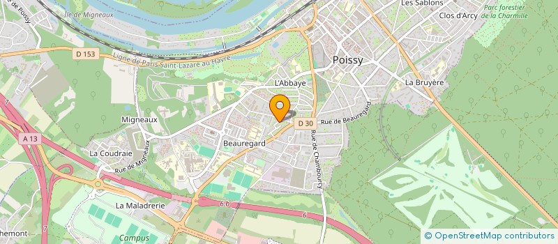 localisation de l'entreprise MONSIEUR JESUS MAREQUE GIADAS  POISSY