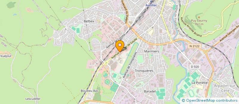 localisation de l'entreprise MONSIEUR JESUS NUNEZ à AURILLAC