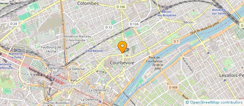 localisation de l'entreprise MONSIEUR JESUS PASSI à COURBEVOIE