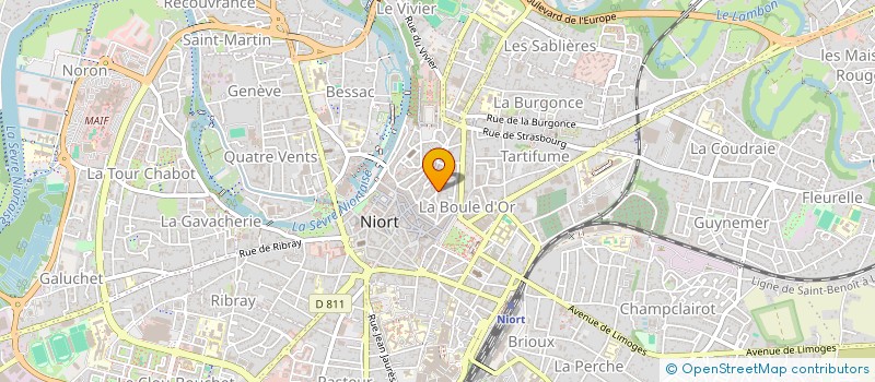 localisation de l'entreprise MONSIEUR JESUS RISUENO  NIORT