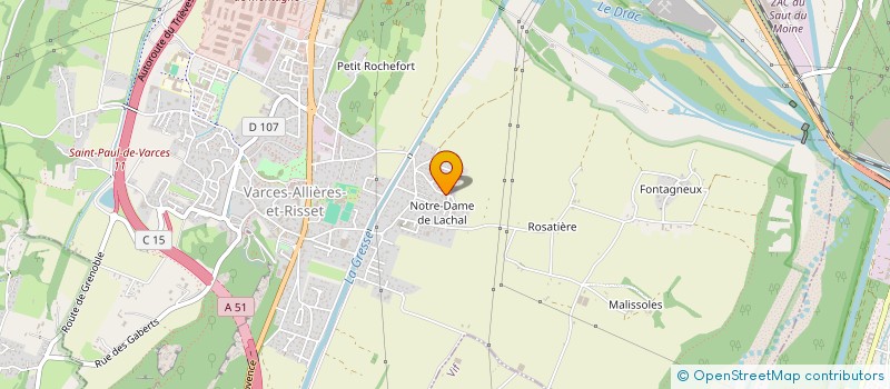 localisation de l'entreprise MONSIEUR JESUS RUBIO  VARCES-ALLIERES-ET-RISSET