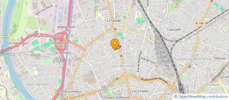 localisation de l'entreprise MONSIEUR JESUS SANCHEZ  TOULOUSE