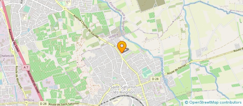 localisation de l'entreprise MONSIEUR JESUS SANCHEZ  SAINT-SATURNIN-LES-AVIGNON