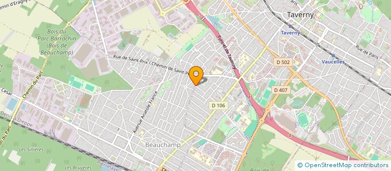 localisation de l'entreprise MONSIEUR JESUS VARGAS PEREZ  BEAUCHAMP