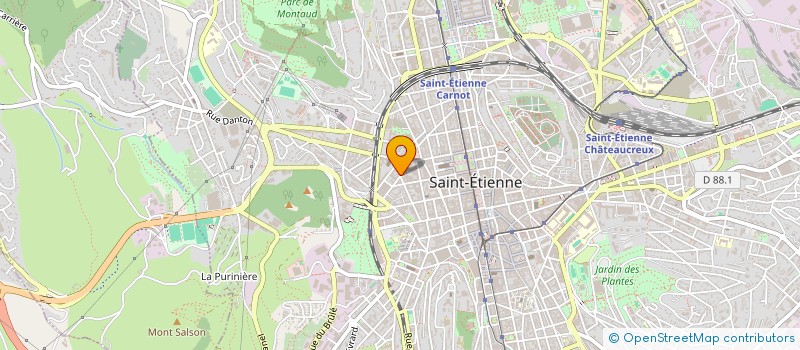 localisation de l'entreprise MONSIEUR JETNOR BRECANI  SAINT-ETIENNE