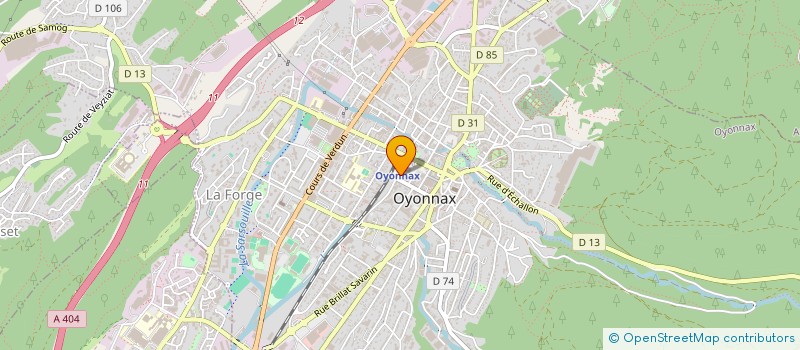 localisation de l'entreprise MONSIEUR JETON ARIFI à OYONNAX