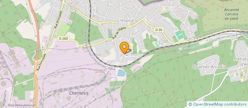 localisation de l'entreprise MONSIEUR JETON RECICA  L'HOPITAL