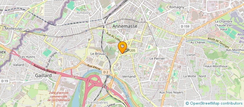 localisation de l'entreprise MONSIEUR JETON SALIHI à ANNEMASSE
