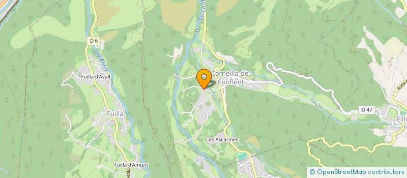 localisation de l'entreprise MONSIEUR JEVAN PRIDMORE  CORNEILLA-DE-CONFLENT