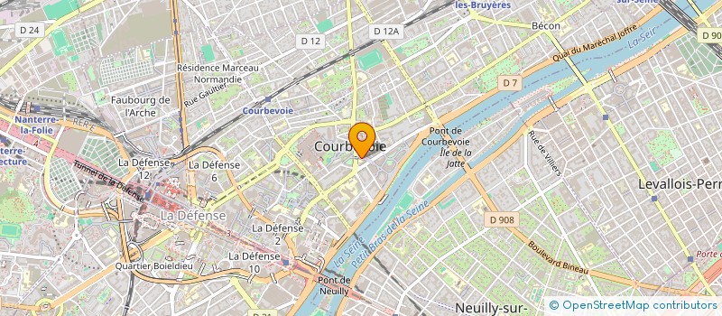 localisation de l'entreprise MONSIEUR JEVGENIJS KIRJACEVS à COURBEVOIE