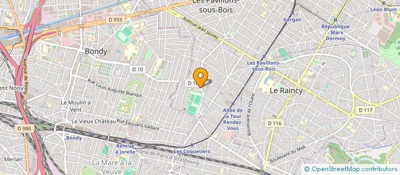 localisation de l'entreprise MONSIEUR JEWEL K A RASHID  LES PAVILLONS-SOUS-BOIS