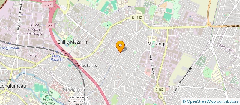 localisation de l'entreprise MONSIEUR JEWISON DIALLO à MORANGIS