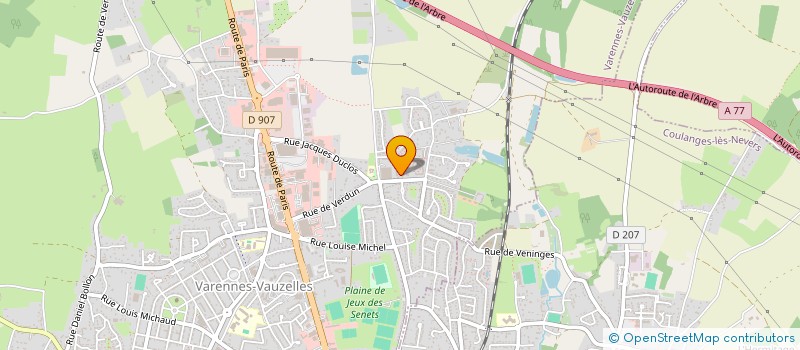 localisation de l'entreprise MONSIEUR JEYAKUMAR SINNATHURAI  VARENNES-VAUZELLES