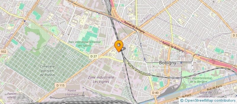 localisation de l'entreprise MONSIEUR JEYASEELAN LOVELIN  BOBIGNY