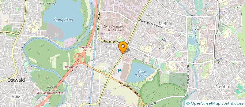 localisation de l'entreprise MONSIEUR JEYHUN GAFAROV  ILLKIRCH-GRAFFENSTADEN