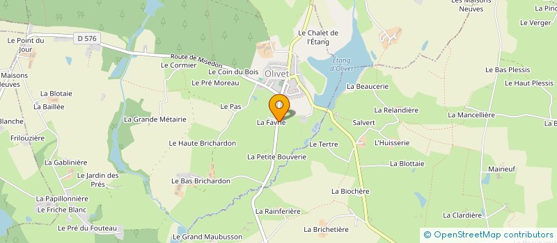 localisation de l'entreprise MONSIEUR JEYSON GRUAU  OLIVET