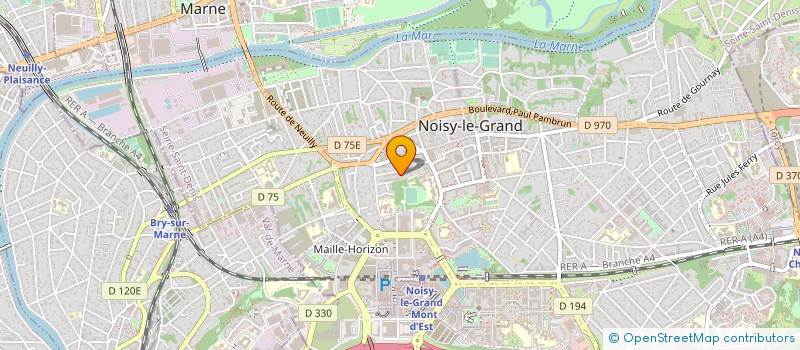 localisation de l'entreprise MONSIEUR JEZEQUEL MICHEL IKOKO CALHEIROS  NOISY-LE-GRAND