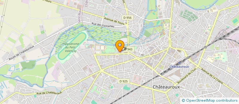 localisation de l'entreprise MONSIEUR JHERIS MAMPOUYA à CHATEAUROUX