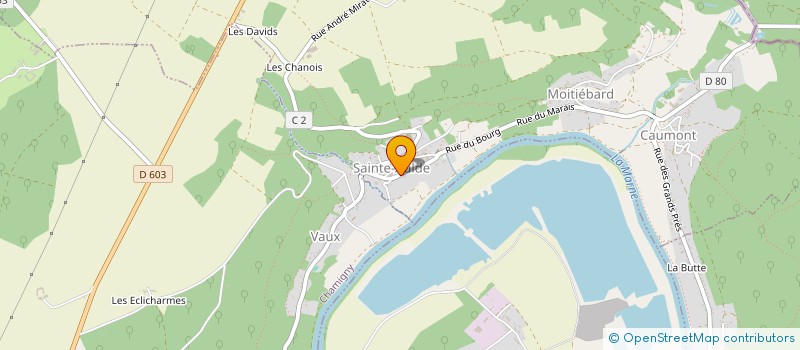 localisation de l'entreprise MONSIEUR JHIMMY NERFIE  SAINTE-AULDE