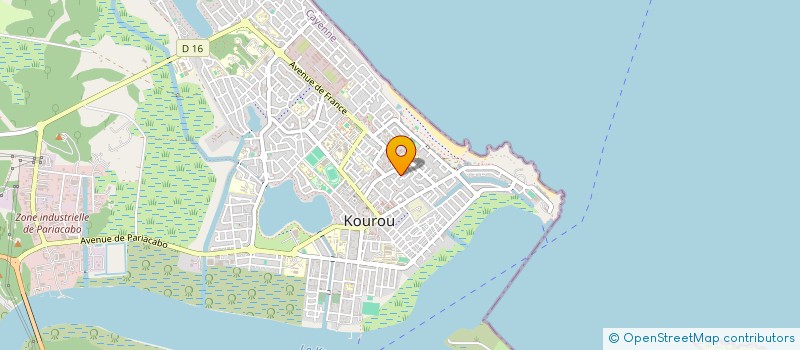 localisation de l'entreprise MONSIEUR JHISLEIN ALAIS à KOUROU
