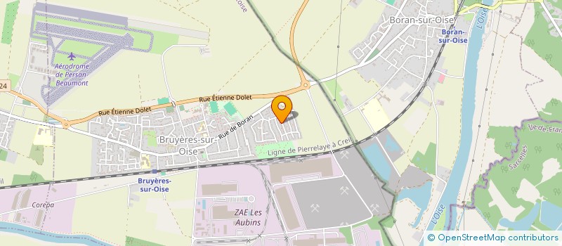 localisation de l'entreprise MONSIEUR JHOLENY-JUNIOR NYOUNGUE  BRUYERES-SUR-OISE