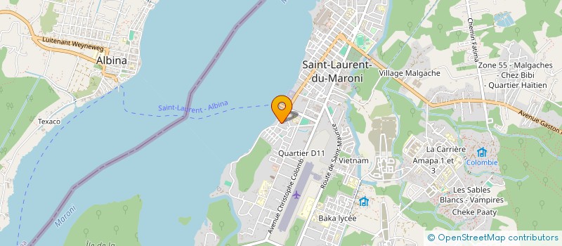 localisation de l'entreprise MONSIEUR JHON ASSITI à SAINT-LAURENT-DU-MARONI