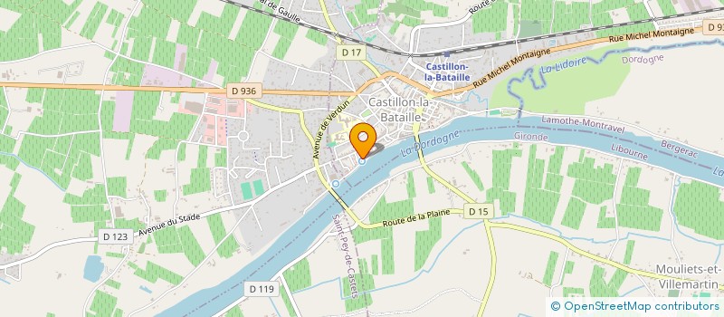 localisation de l'entreprise MONSIEUR JHON EDISON OJEDA BAHOS  CASTILLON-LA-BATAILLE