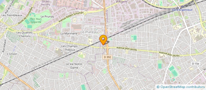 localisation de l'entreprise MONSIEUR JHON HERRERA ISAZA  ARGENTEUIL