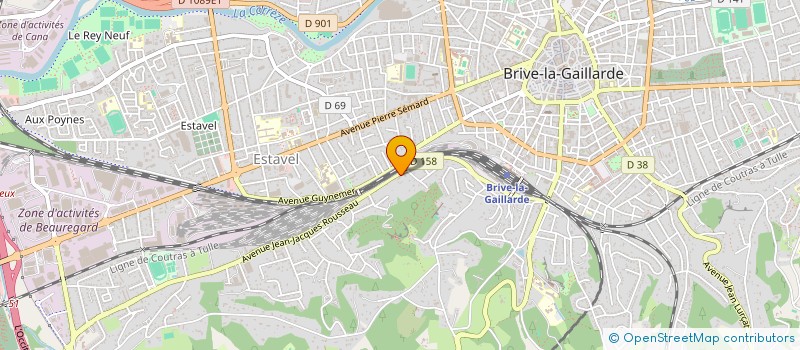 localisation de l'entreprise MONSIEUR JHON REYES LOZANO  BRIVE-LA-GAILLARDE