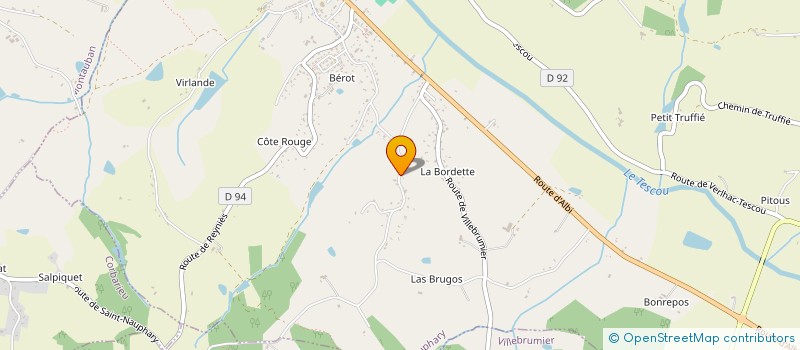 localisation de l'entreprise MONSIEUR JHON-STIVEN TAILLEFER  SAINT-NAUPHARY