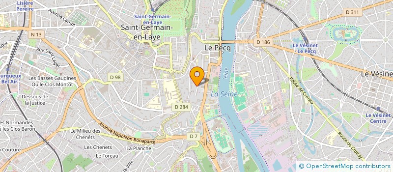 localisation de l'entreprise MONSIEUR JHONATAN FELIX ZANLUCHI  LE PECQ