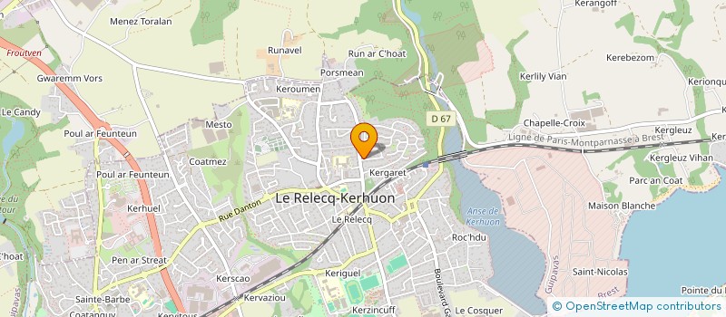 localisation de l'entreprise MONSIEUR JHONNY DA ROCHA PIRES DE ARAUJO à LE RELECQ-KERHUON
