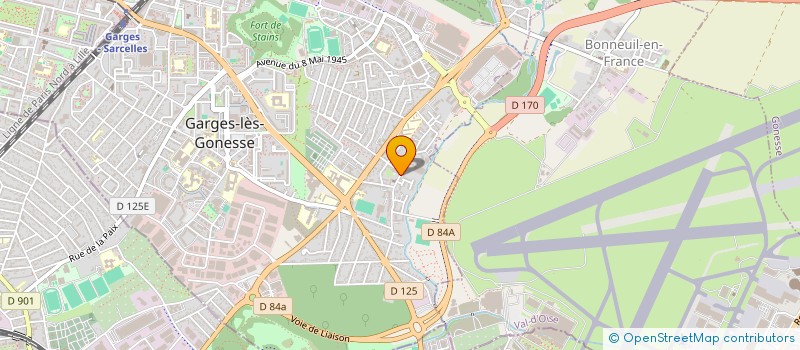 localisation de l'entreprise MONSIEUR JHONNY JANUARIO RODRIGUES  GARGES-LES-GONESSE