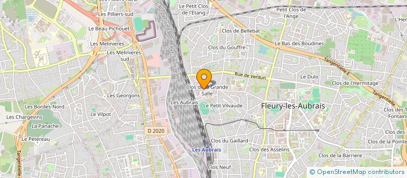 localisation de l'entreprise MONSIEUR JHOSILLE AYMARD MIAYANDI à FLEURY-LES-AUBRAIS