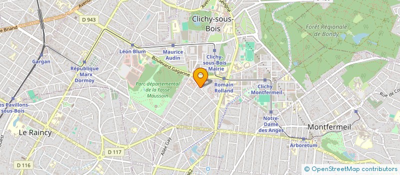 localisation de l'entreprise MONSIEUR JIADE EL HADI à CLICHY-SOUS-BOIS