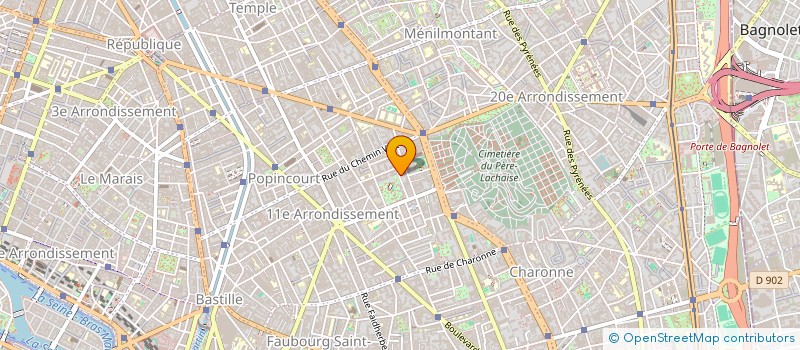 localisation de l'entreprise MONSIEUR JIAFENG LI  PARIS