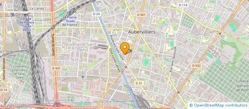 localisation de l'entreprise MONSIEUR JIAN DAI  AUBERVILLIERS