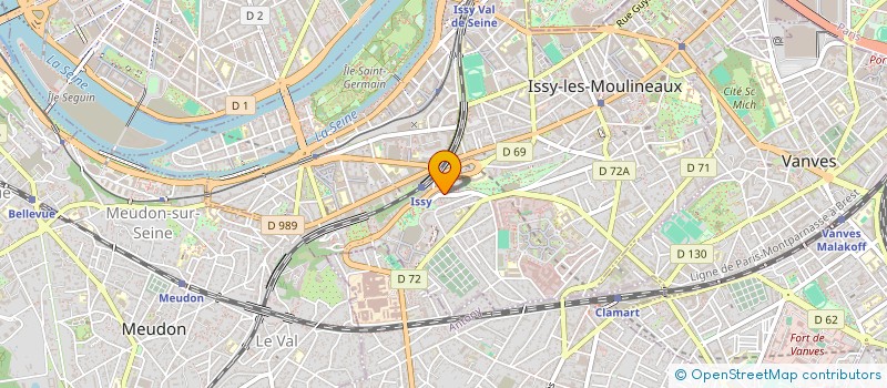 localisation de l'entreprise MONSIEUR JIAN GAO à ISSY-LES-MOULINEAUX