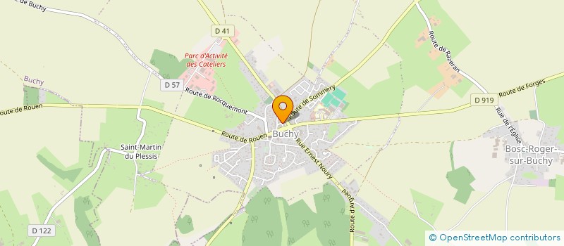 localisation de l'entreprise MONSIEUR JIAN-PING ZHU  BUCHY