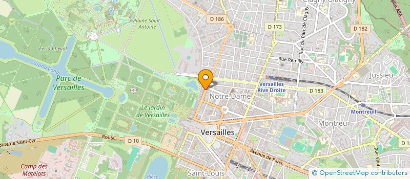 localisation de l'entreprise MONSIEUR JIAN XU à VERSAILLES