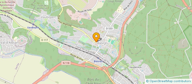 localisation de l'entreprise MONSIEUR JIANBAO CHEN à BIEVRES