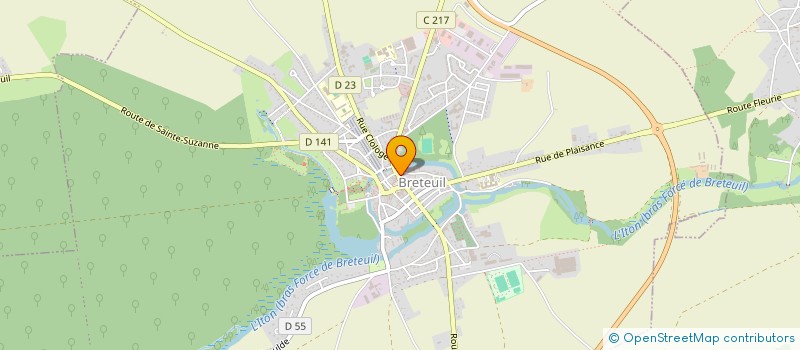 localisation de l'entreprise MONSIEUR JIANCHENG JIANG à BRETEUIL